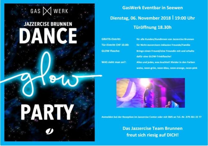Jazzercise Glow Party
