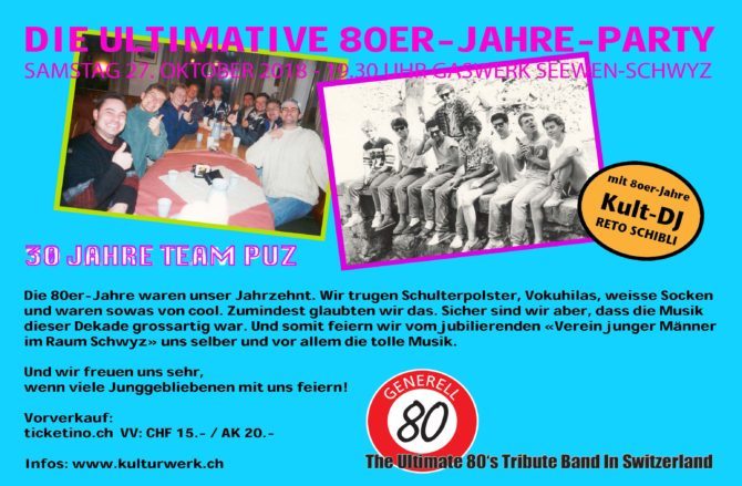 80er Jahre Party / Team PUZ