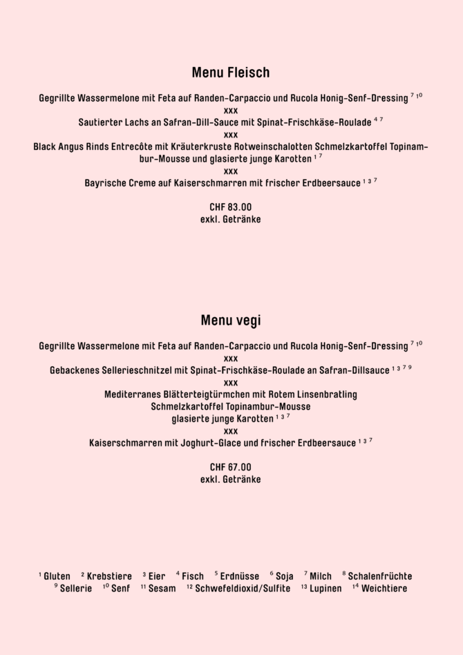 Pop-Up Dinner