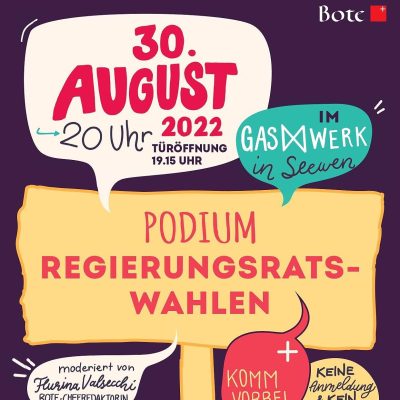 Bote Event Podium RR-Wahl