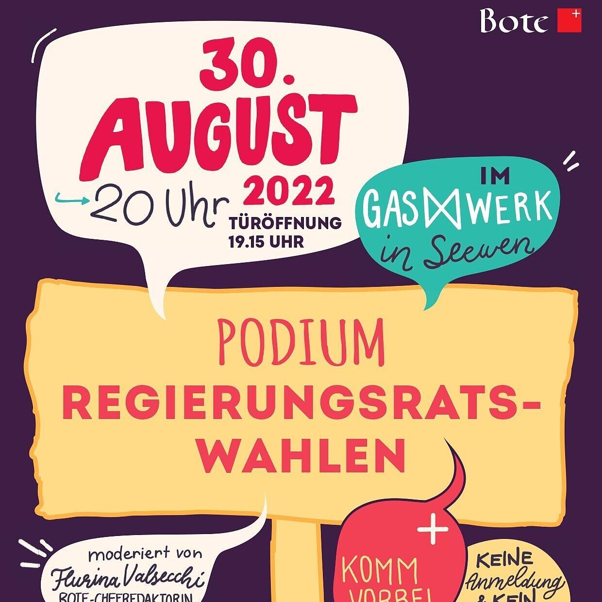 Bote Event Podium RR-Wahl