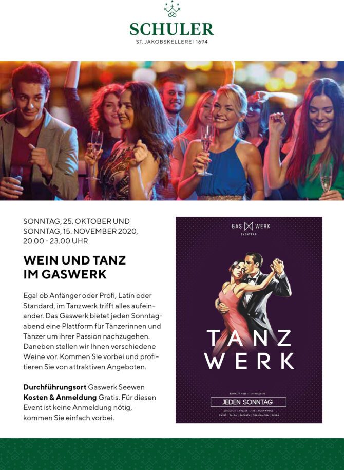 Tanzwerk mit Weindegustation