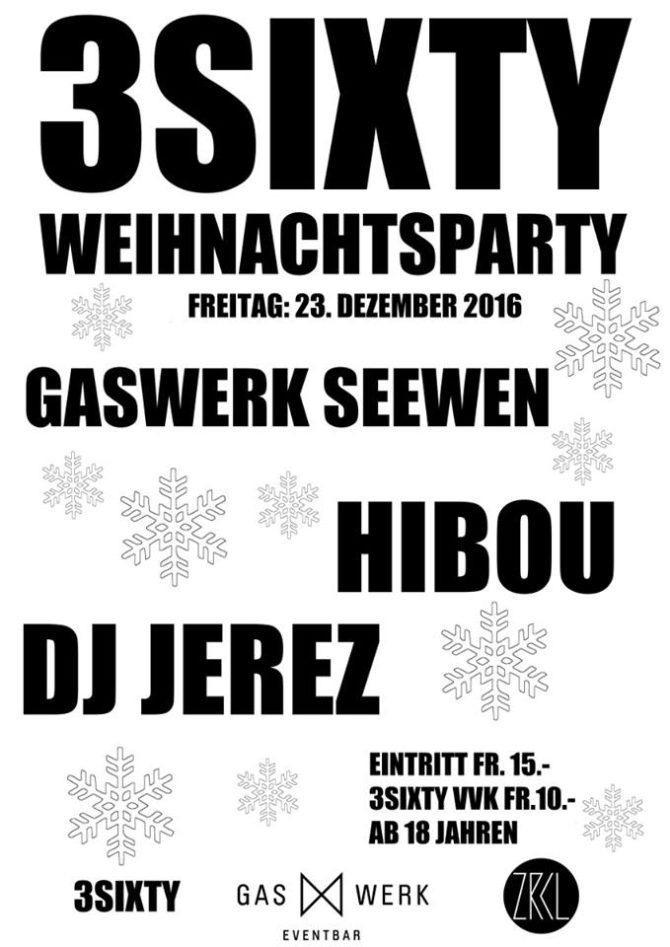 3SIXTY WEIHNACHTSPARTY