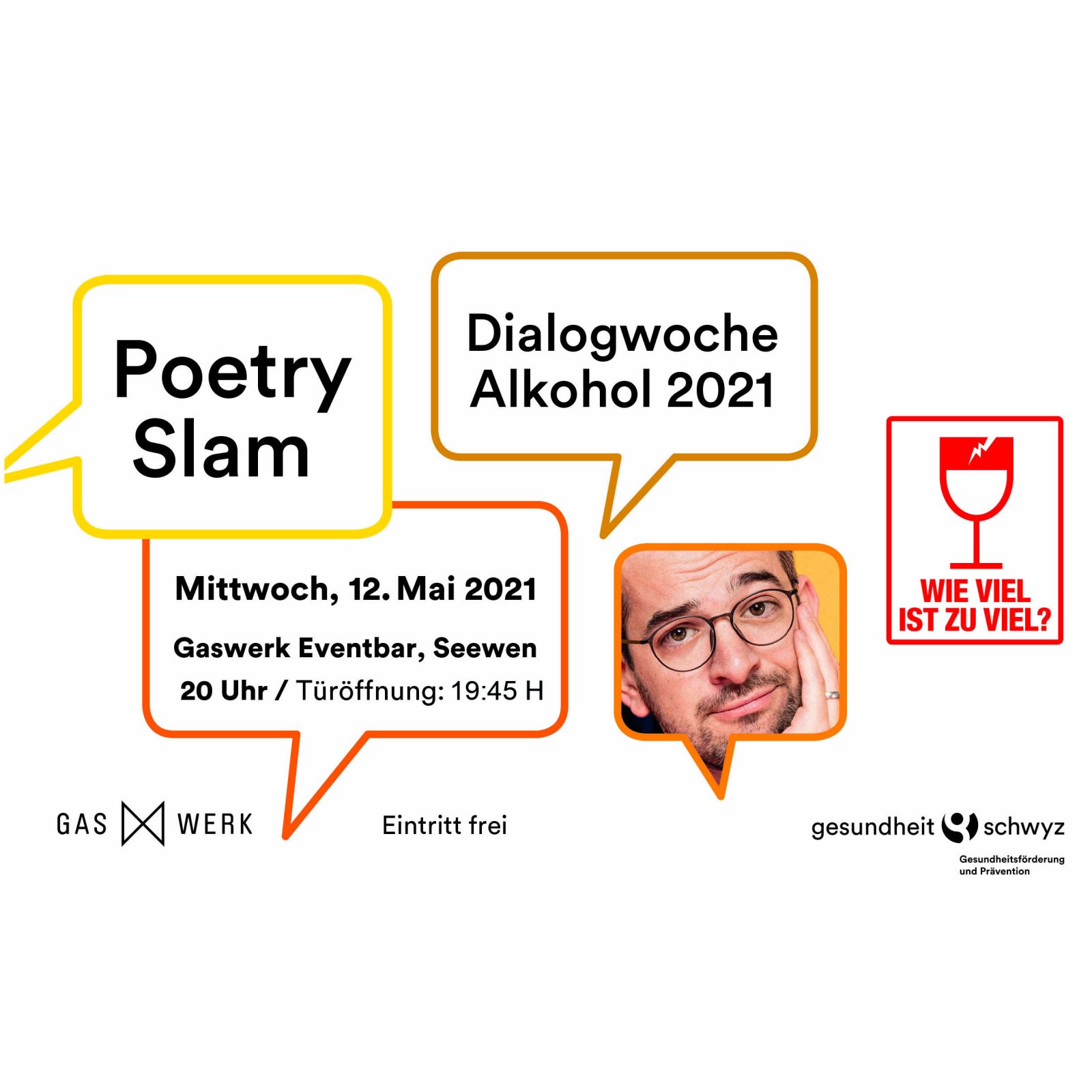 Poetry Slam Abend (Gesundheit Schwyz)