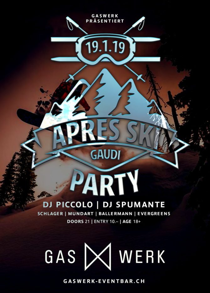 Après-Ski Party (DJ abholen im Hirschen um 21:30 Uhr)
