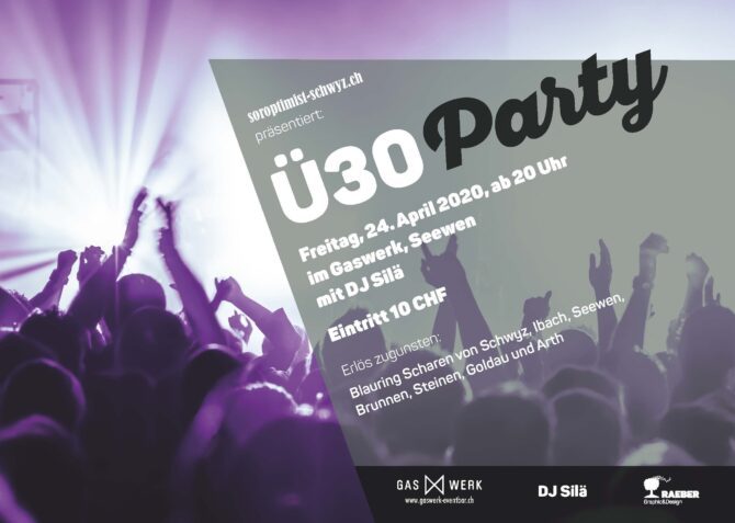 Ü30 Party Soroptimist -VERSCHOBEN-