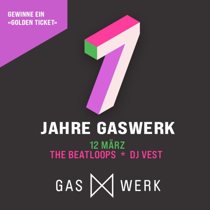 Gaswerk 7 Jahre Jubiläum